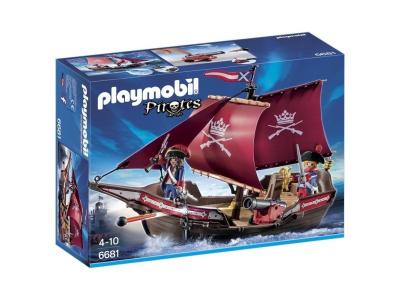 Playmobil 6681 : pirates : chaloupe des soldats