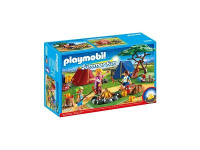 Playmobil 6888 - Tentes Avec Enfants Et Animatrice