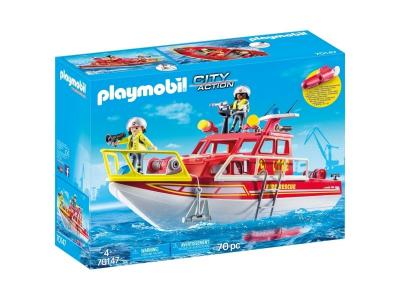 Bateau De Sauvetage Et Pompiers - N/A