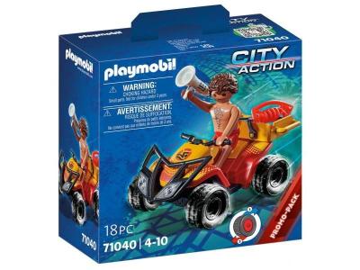 Playmobil City Action 71040 Sauveteur en mer et quad