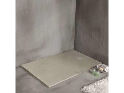 SANYCCES Receveur de douche 160 x 90 cm extra plat  - STRATO Beige