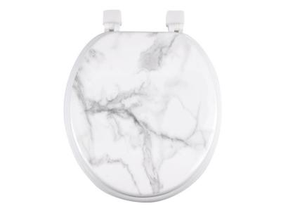 DOUCEUR D INTERIEUR Abattant WC MDF Marbre Autres Blanc