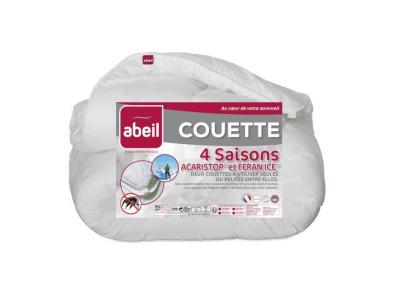 ABEIL Couette 4 Saisons anti-acariens 220x240cm - 