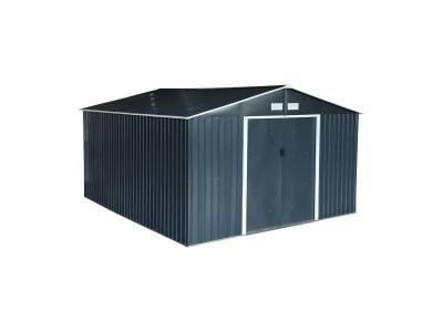 SWEEEK Abri de jardin m&eacute;tal 1299m&sup2; avec kit dancrage Slack 