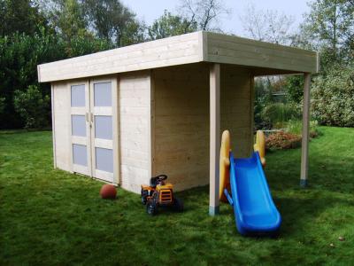 SOLID  Abri de jardin Larvik 329,6+120,0x241,6cm