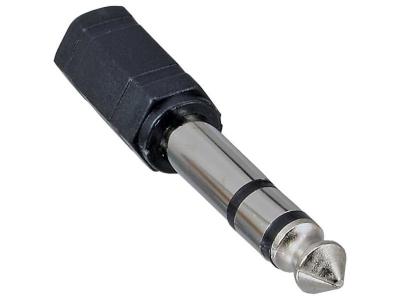 INLINE Adaptateur audio, &reg;, 6,3mm jack m&acirc;le &agrave; 3,5mm jack bu, st&eacute;r&eacute;o