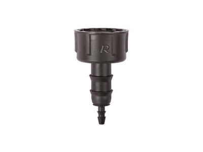 RIBILAND Ribimex - Adaptateur cannel&eacute; pour tuyau diam&egrave;tre16mm et 6mm filet&eacute; 3/4