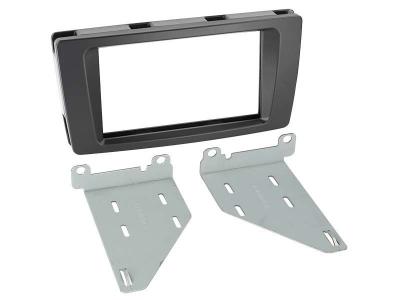 ACV Adaptateur de fa&ccedil;ade 2-din pour skoda octavia ii 2004-2013 > noir