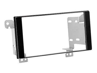 Adaptateur de fa&ccedil;ade 2-din pour subaru xv / impreza / forester noir piano