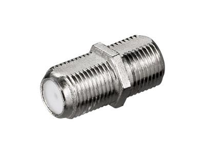 GENERIQUE WENTRONIC Lot de 4 Raccords Satellite Type F Femelle - Femelle M&eacute;tal