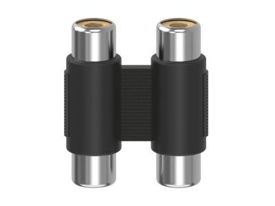  Adaptateur RCA, 2 fiches RCA femelles - 2 fiches RCA femelles - Neuf