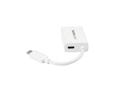 STARTECH.COM Startech Usb-c To Hdmi 2.0 Adapter Power Delivery Blanc