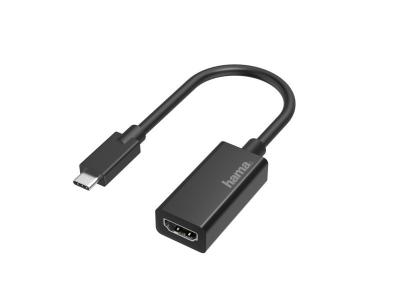 HAMA Adaptateur vid&eacute;o, fiche USB-C - port HDMI, Ultra-HD 4K, 