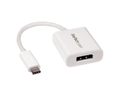 STARTECH.COM Startech Usb-c To Displayport Adapter 4k60 Blanc