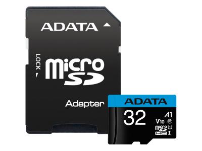 ADATA  32GB, microSDHC, Class 10 32 Go UHS-I Classe 10, Carte m&eacute;moire