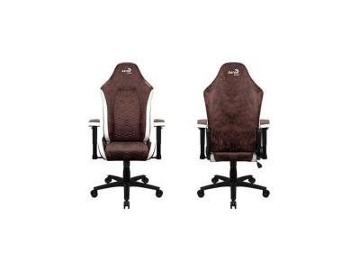 AEROCOOL Fauteuil  crown aerosuede (marronblanc) ACGC-2039101.R1