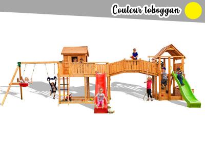 FUNGOO Aire de jeux maxi smile farm jaune -  MAXI SET  SMILE FARM