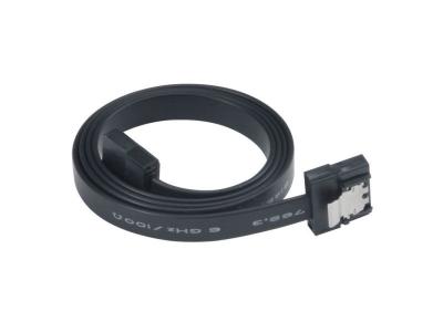 AKASA C&acirc;ble SATA 3.0 - Plat - 030 cm - PROSLIM - AK-CBSA05-30BK - Noir
