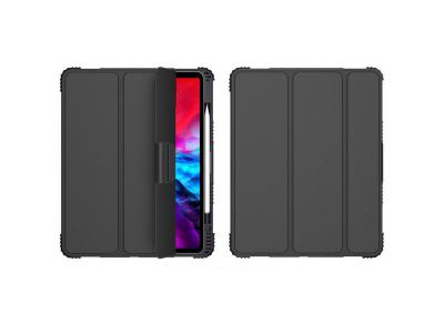 AKASHI Etui pour Apple iPad Pro 12.9 2020 / 2018 Support Vid&eacute;o Clavier Noir