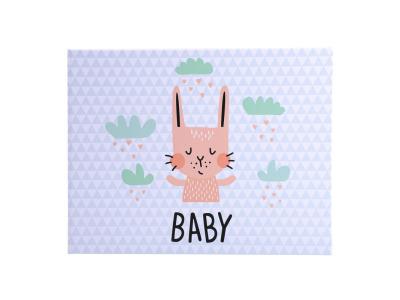  Album photos livre baby 30 pages - 28,5 x 22 cm - gris