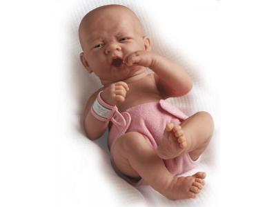 JC TOYS  La Newborn First Yawn - Poup&eacute;e fille - 36 cm - rose