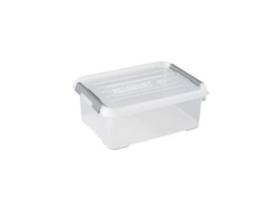 ALLIBERT CURVER HANDY PLUS 12L CLIPS GRIS, Rangement, Transparent, 40 x 29 x 15 cm