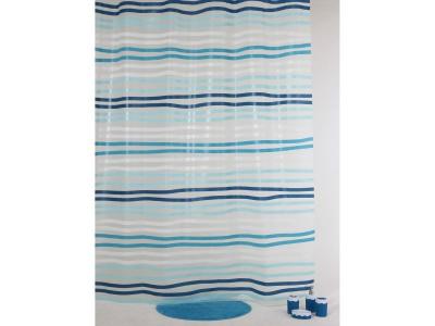 ALLIBERT  - Rideau de douche LINEA - 180 x 200 cm - Blanc - Linea