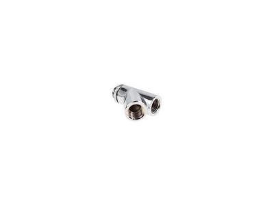 ALPHACOOL Watercooling  Connecteur en Y 45&deg; Argent - G1/4