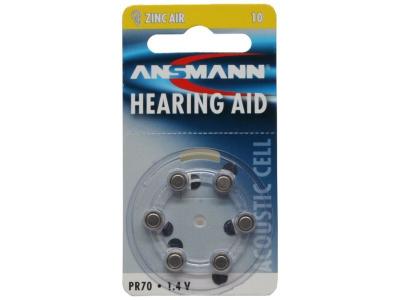 ANSMANN  - Batterie 6 x PR70 - Zinc Air 