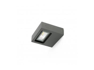 FARO OUTDOOR Aplique murale de jardin gris fonc&eacute; Taima 1 ampoule
