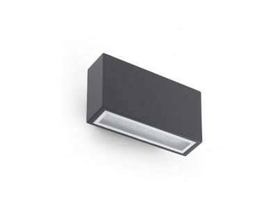 FARO BARCELONA Faro Tane - Applique Murale Led Ext&eacute;rieure Up Down Gris Fonc&eacute; Ip44