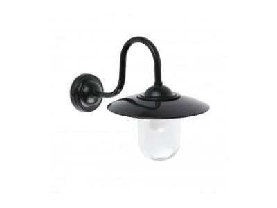 FARO BARCELONA Aplique murale de jardin noire Hudson 1 ampoule