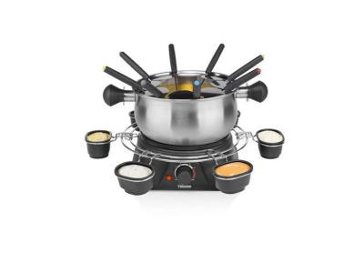 TRISTAR fondue 1400w 8 fourchettes inox/noir - fo1109