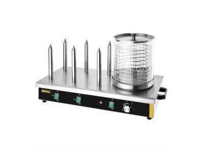 BUFFALO Appareil &agrave; Hot Dog Professionnel 6 Plots - 