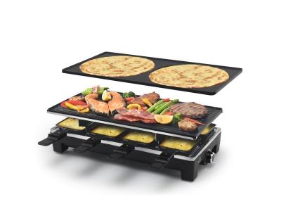 SENYA Appareil &agrave; raclette 3en1 pour 8 personnes sweet cheese