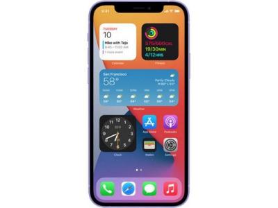 Apple iphone 12 5g dual esim 128gb 4gb ram purple 0194252430255