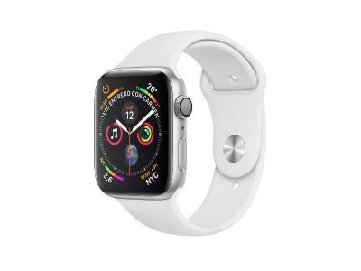 Apple Watch Series 4 GPS 40mm Aluminio Plata con Correa Deportiva Blanca