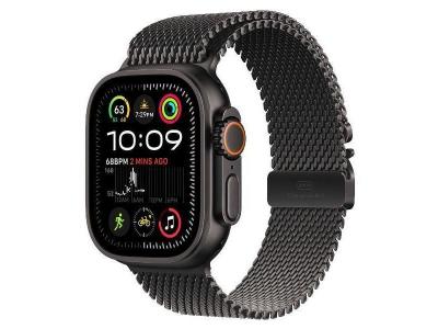 Apple Watch Ultra 2 Oled 49 Mm Num&eacute;rique 410 X 502 Pixels &Eacute;cran Tactile 4g Noir Wifi Gps (satellite) 