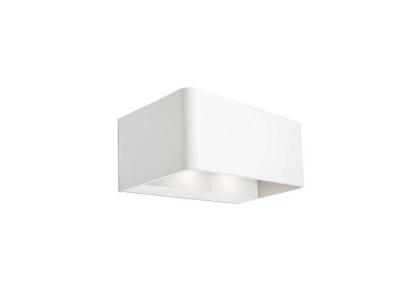 LEDS&MIDDOT;C4 Applique de jardin wilson verre blanc 9 cm