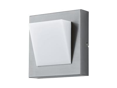 EGLO Applique carr&eacute; ext&eacute;rieure calgary 1 led c20 cm ip44 - inox