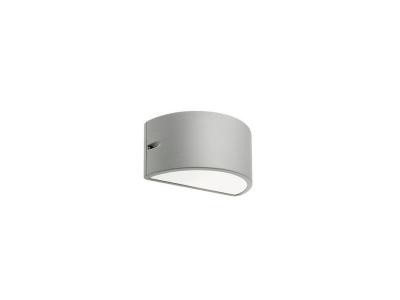 IPERBRIKO Applique e27 ligne umbe ferm&eacute;e aluminium