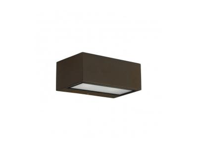 LEDS C4 Leds-c4 - Applique E27 Nemesis, aluminium et verre, marron - Marron