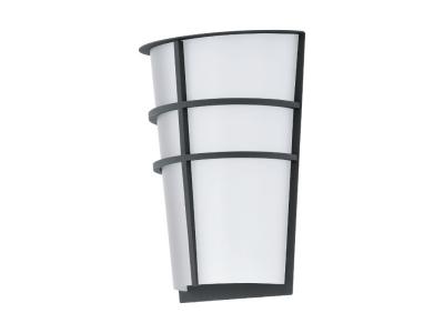 EGLO Applique ext&eacute;rieure demi-conique breganzo led h25 cm ip44 - anthracite