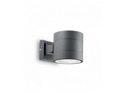 IDEAL LUX Applique murale Anthracite SNIF ROUND 1 ampoule