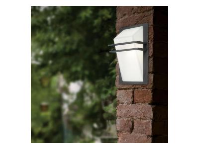  Applique murale ext&eacute;rieur &eacute;lectrique en m&eacute;tal et verre hauteur 35cm park
