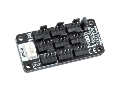 AQUA COMPUTER  Splitty9 Splitter F&uuml;r Bis Zu 9 L&uuml;fter Oder Aquabus-ger&auml;