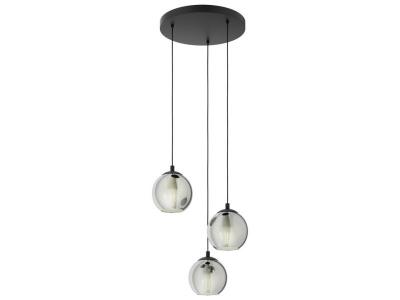 EGLO Ariscani plafonnier suspendu 3 lampes cluster noir