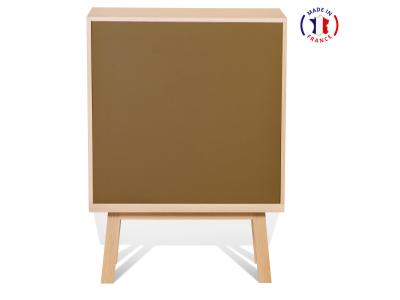 Armoire 1 porte de 90 cm de large, en fr&ecirc;ne