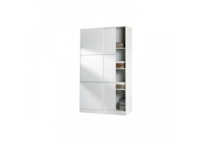 Armoire avec 2 portes coulissantes cm 120 x 50 x 200 kit blanc