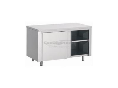 Armoire Basse Inox Portes Coulissantes - Profondeur 700 - - 2000x700Coulissante 
